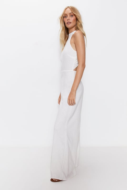 Warehouse white jumpsuit online