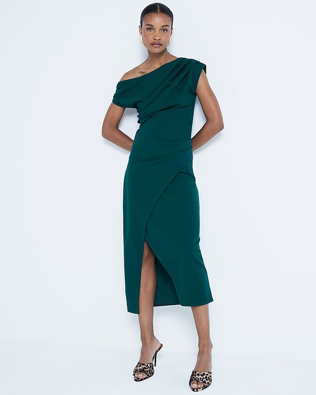 green emerald velvet dress River Island Square Neck Embellished Mini Dress in Lime