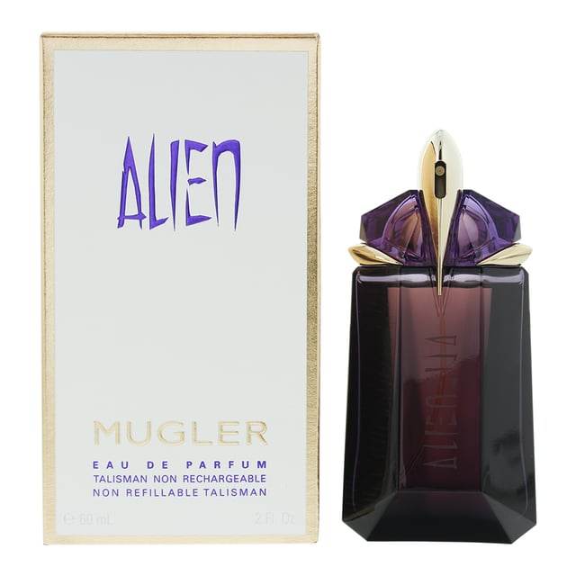 Alien, launched in 2005, is an Amber Woody fragrance for women by Mugler. Perfect for Fall and Winter, this fragrance, created by Dominique Ropion and Laurent Bruyere, contains a top note of Jasmine Sambac. Middle note of this fragrance is Cashmeran with a base note of Amber. This fragrance is mostly worn during the evening.