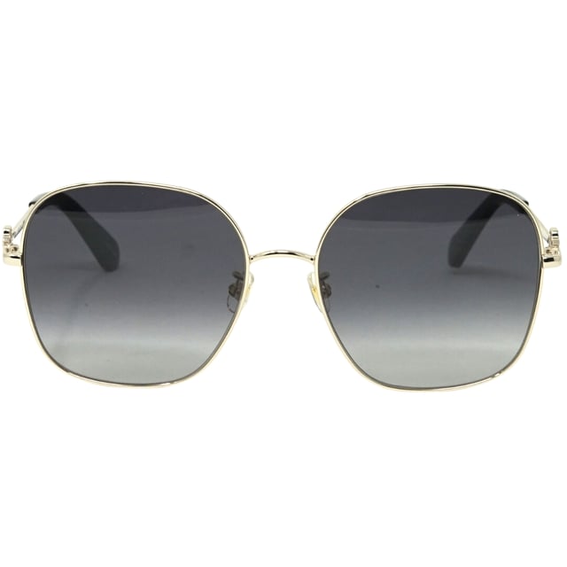 Kate Spade Tayla/F/S 0RHL 9O Gold Sunglasses. Defy the ordinary and seize the spotlight with these Kate Spade Sunglasses. Featuring a modern Kate Spade Tayla/F/S 0J5G HA Gold frame, these shades let you make a statement of daring style. Live life on the edge - and look good doing it!. Nose Bridge Width = 18mm, Lens Width = 59mm. Arm Length = 145mm. 100% Protection Against UVA & UVB Sunlight and Conform to British Standard EN 1836:2005, Sunglasses, Sunglasses Case, Cleaning Cloth and Care Instructions all Included. Kate Spade Tayla/F/S 0RHL 9O Sunglass