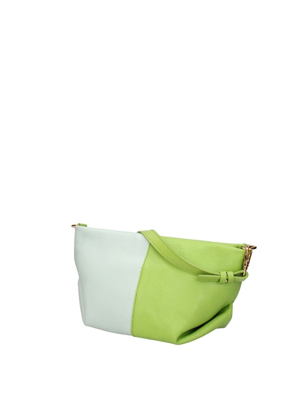Bolso de hombro para mujeres. El cierre es con zip. Los bolsillos internos son uno con zip y uno abierto. Los bolsillos externos están ausentes. La correa del hombro es ajustable y extraíble en cuero. El mango es extraíble en cuero. Los compartimentos internos son uno. El material externo es una verdadera piel en dólares. Está alineado internamente en 70% de tela de algodón: 30% de poliéster. Medidas: 30x15x12 cm. Hecho en Italia