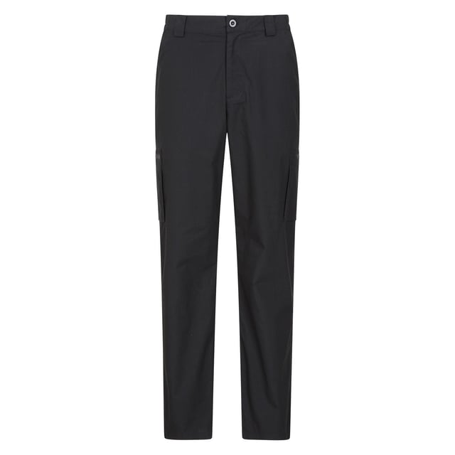 65% Polyester, 35% Cotton. Design: Logo. Fastening: Button, Zip Fly. Fabric Technology: Lightweight, Quick Dry. Belt Loops. Pockets: 2 Side Pockets, 2 Thigh Pockets, Flap Closure, 1 Back Pocket, Zip. Sun Rating: UPF 50+.