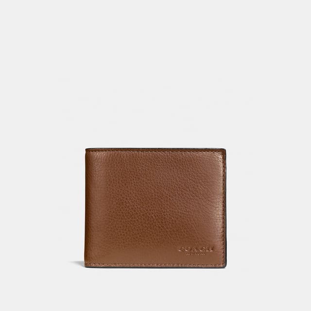 3 in 1 Wallet in Sport Calf Length 11.0cm,  Width 2.0cm, Height 9.5cm