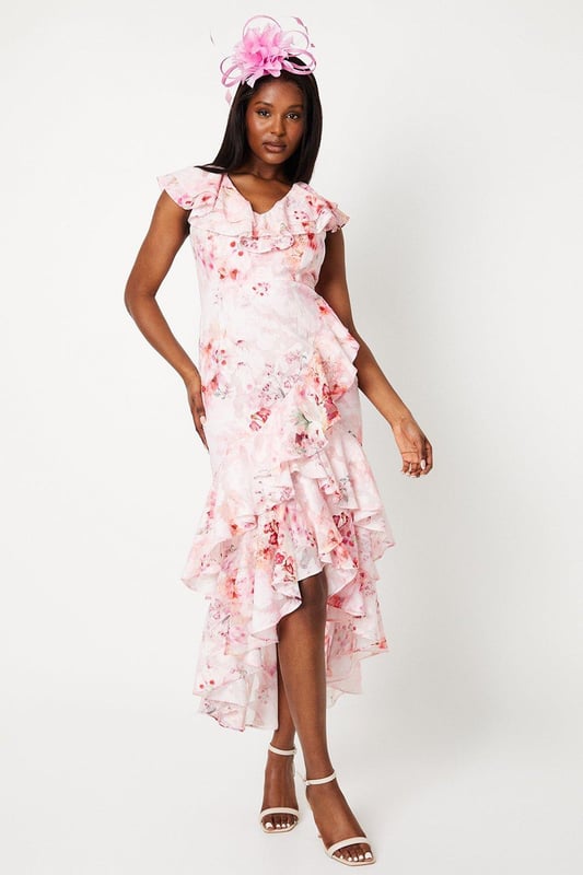 Printed jacquard dress top