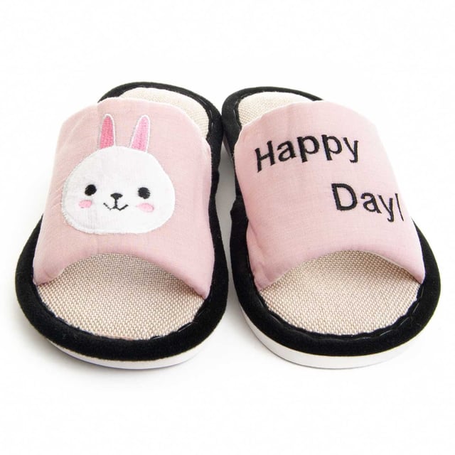 Zapatilla de casa para mujeres. Ajuste cómodo. Plantilla acolchada. Suela antideslizante. Costura reforzada. Fabricado por otras marcas para nuestra marca.