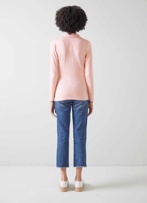 LK Bennett Saskia Jersey Tops Pink