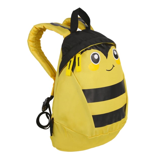 100% Polyester. Design: Bee. Fastening: Two Way Zip. Adjustable Shoulder Strap, Grab Handle, Padded Straps, Zip Pullers. Compartments: 1 Main Compartment. Pockets: Internal, 1 Security Pocket. Hardwearing.