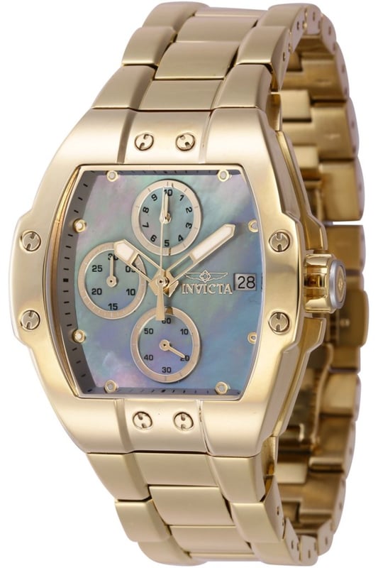 El Invicta 45770 tiene una caja de acero inoxidable de 38 millimetros con una esfera madre perla.
Esta modelo funciona con un movimiento de Cuarzo preciso.
Resistencia a la presión de aqua de 5 bares.
Este modelo es parte de la colección Invicta S1 Rally.

2 años de garantía Invicta.