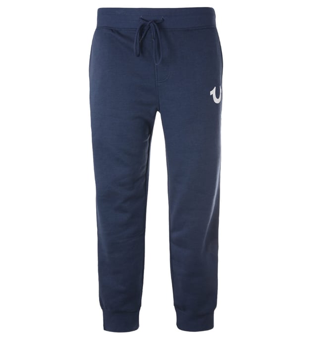 Men s True Religion Horseshoe Logo Joggers in Blue