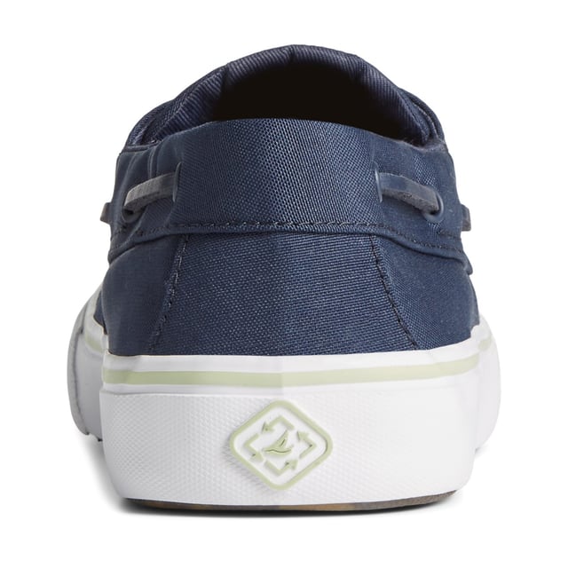 Flaunt a classic look that benefits the environment with the timeless laid-back style and Earth-friendly fabrication of Sperry's Bahama II Seacycled Boat Shoes.