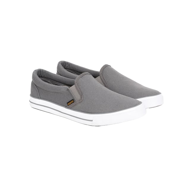 Upper: Cotton, Polyester. Padded Ankle. Flat. Cut: Low Cut. Design: Contrast, Logo, Rubber Badge. Toe Style: Round. Packaging: Boxed. Fastening: Slip-on.