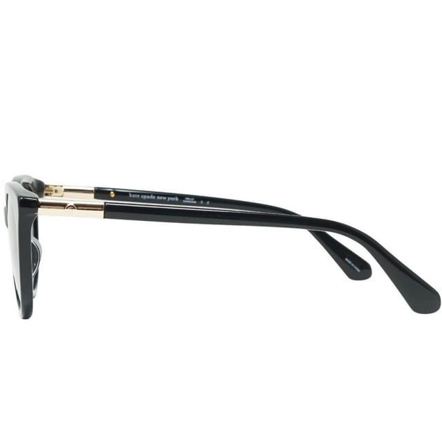 Experience luxury and sophistication with the Kate Spade Janalynn 807 Sunglass. Crafted from the finest materials, these sleek sunglasses feature 100% UVA/UVB protection and refined metallic accents. Admire the sophisticated Kate Spade style with these timeless sunglasses., Black Sunglass, Nose Bridge Width = 19mm, Lens Width = 51mm, Arm Length = 145mm, Branded Sunglasses Case and Cleaning Cloth Included, 100% Protection Against UVA &amp; UVB Sunlight and Conform to British Standard EN 1836:2005, Sunglasses, Sunglasses Case, Cleaning Cloth and Care Instructions all Included, Black Sunglass
