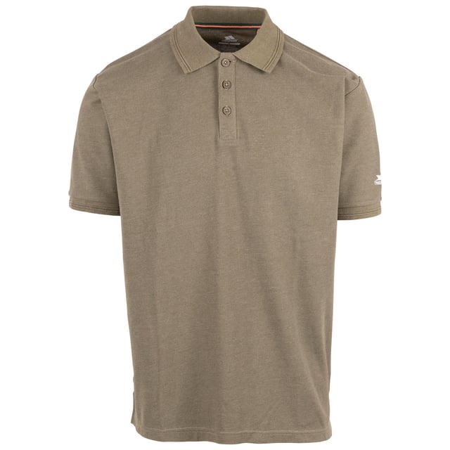 60% bomull, 40% polyester. Design: Broderad, Logo, enfärgad. Fästning: Knapp. Ärmtyp: Kortärmad. Halsringning: Vändbar krage. Knäppning med 3 knappar.