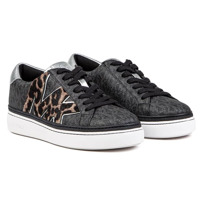 Michael kors discount leopard print trainers