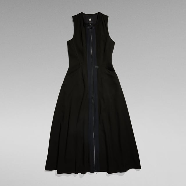 G-Star RAW Corset Flare Dress Sleeveless