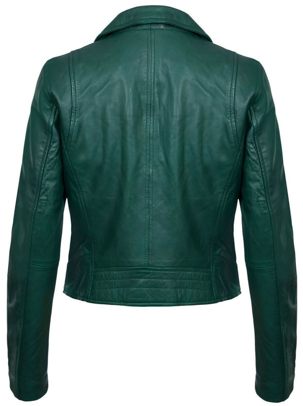 Elevate your style with our timeless best-selling jacket, celebrated for its minimalistic design that never goes out of fashion. Here's why it's a must-have:  
Iconic Minimalism: This jacket's enduring popularity stems from its understated elegance. Its front features just three subtle pockets, each adorned with hand-polished metal hardware zips, creating an effortlessly stylish and minimalistic look. 
Classic Brando Style: Emulating the iconic Marlon Brando jacket from the 1950s, it boasts a double-breasted design with a wide notched lapel and an off-centered YKK zip, paying homage to the timeless fashion icon. 
Color Variety: Choose from a range of colorways to suit your preferences, whether you opt for bold shades like yellow, red, and green, or classic hues like black, tan, and chestnut. 
Premium Material: Crafted from 100% premium ultra-soft nappa leather, this jacket offers both luxury and comfort. 
Tailored Fit: Designed with a slim fit and a shorter length, it complements your body's shape and provides a modern and flattering silhouette.  Furnished with three zipped exterior pockets and zipped cuffs, this jacket combines practicality with enduring style, making it a versatile addition to your wardrobe.