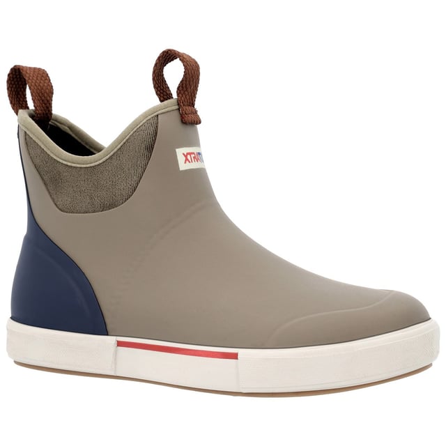 XTRATUF Deck Boots have been crafted specifically for sport and recreational fishermen. These lightweight slip-on-and-go silhouettes feature a non-marking, slip-resistant outsole