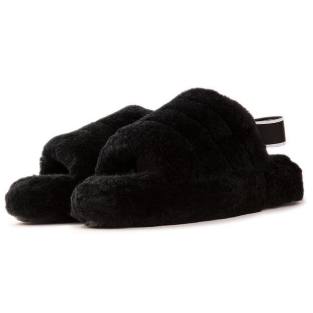 Perfecte sandaal met pantoffelgevoel
 Zacht bovenwerk van echte Australische schapenvacht
 Volledige premium schapenvacht binnenzool
 Lichtgewicht platform tussenzool voor extra demping en comfort
 Elastische band voor een gemakkelijke pasvorm
 Zachte rubberen buitenzool &ndash; zeer duurzaam en lichtgewicht
 De on trend modeseizoen stijl
 100% gloednieuw en van hoge kwaliteit, wordt geleverd in een gemerkte doos, geschikt voor geschenken