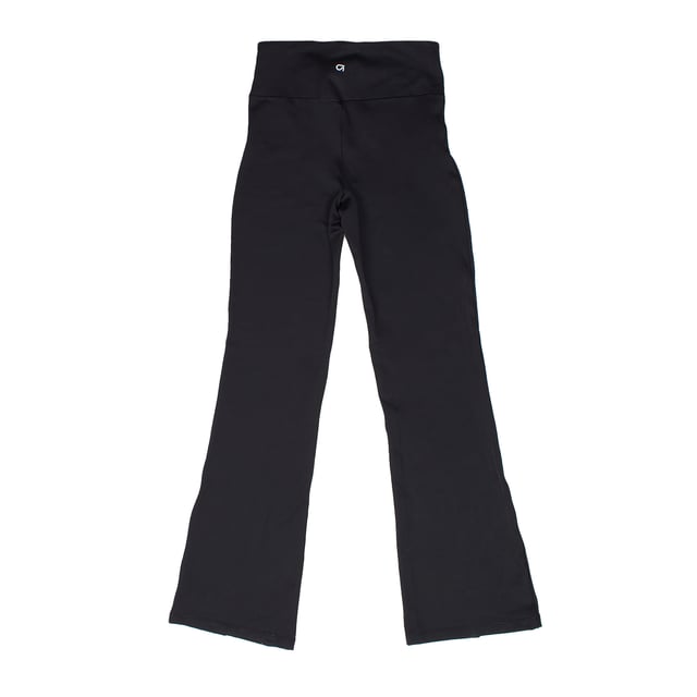 These high-waisted flared yoga pants are designed to provide comfort and flexibility with every move.

 Made from a stretchy fabric that adapts to the body, they offer freedom of movement and a comfortable fit.

 They incorporate an internal elastic band at the waist to ensure a firm and personalized fit.

 The design includes openings at the front hems, which adds a modern touch and allows for greater mobility.

 Perfect for both yoga and everyday casual wear, they combine functionality and style in one garment.
 Composition: 74% Polyester, 25% Elastane
 Care:
- Machine wash cold.
 - Use similar colors in the wash.
 - Avoid the use of bleaches.
 - Dry at low temperature in the dryer.
 - Do not iron.
 - Do not dry clean.