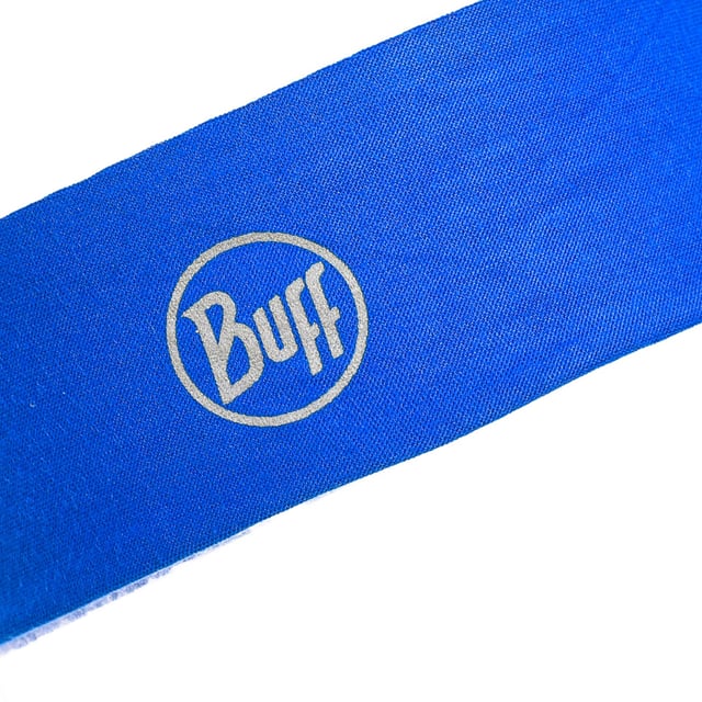 Buff headband.
 Color blue
 Versatile and adaptable to all your needs.
 Extreme comfort, UV technology, unique design.
 Comfortable and attractive winter headband, ideal for cold days and environments.
 Eco spirit, BUFF design for sports or everyday life.

 Composition: 100% Polyester.

 Measurements: 5.5 x 22 cm.

 Washing machine maximum temperature 40º
 Do not use bleach.
 Do not use iron.
 Measures: 5.5 x 22cm.
 Composition: 100% polyester.
 Care:
Washing machine maximum temperature 40º
 Do not use bleach.
 Do not use iron.