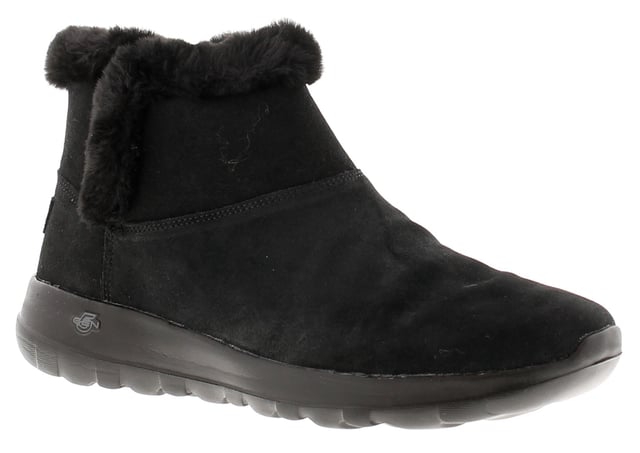 Skechers black suede boots sale