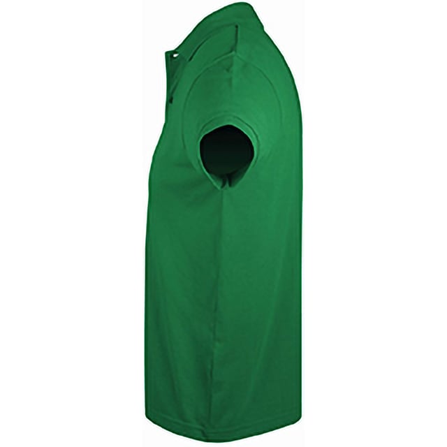 Geklebter Hals. Verstärkte Schulternähte. Drei passende Knopfleisten. Kragen und Manschetten aus 1x1-Rippstrick. Zwillingsnadel-Saum. Stoffgewicht: 200 g/m². Material: 65% Polyester 35% ringgesponnene Baumwolle. Brustumfang (in): XS(35/36), S(36/38), M(38/40), L(41/42), XL(43/44), XXL(45/47), 3XL(47/49), 4XL(50/52), 5XL(53/55).