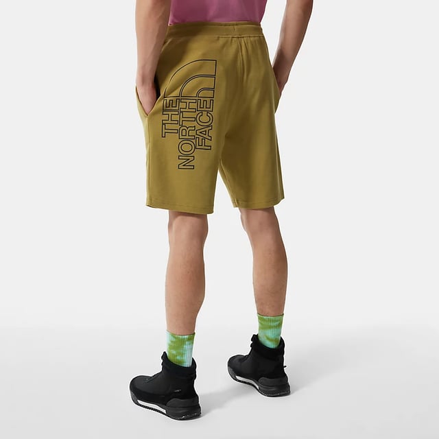 INTENDED USE: Urban exploration
DETAILS: These laidback shorts are the summer essential every explorer needs in his weekend bag. Simple and comfy, they're made for days on the beach or relaxed moments in camp. This version has bold The North Face® logos on the front and back for an extra hit of style.
Style: 3S4F
Fabric: 100% Cotton
Inseam: R
FEATURES
Shorts with two open hand pockets
Ribbed waistband with draw cord adjustment
Large logos on the front and back