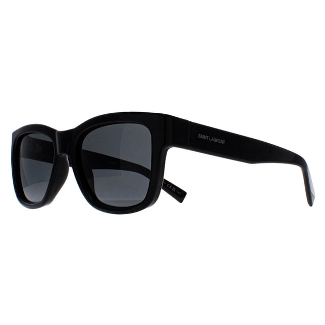 Saint Laurent Square Womens Black Grey SL674  Sunglasses are a stylish acetate frame meticulously crafted in Italy. The square frames boast an understated yet unmistakable Saint Laurent style. Not only do these sunglasses make a bold fashion statement, but they also prioritize functionality by providing superb UV protection, ensuring both style and eye care in equal measure.