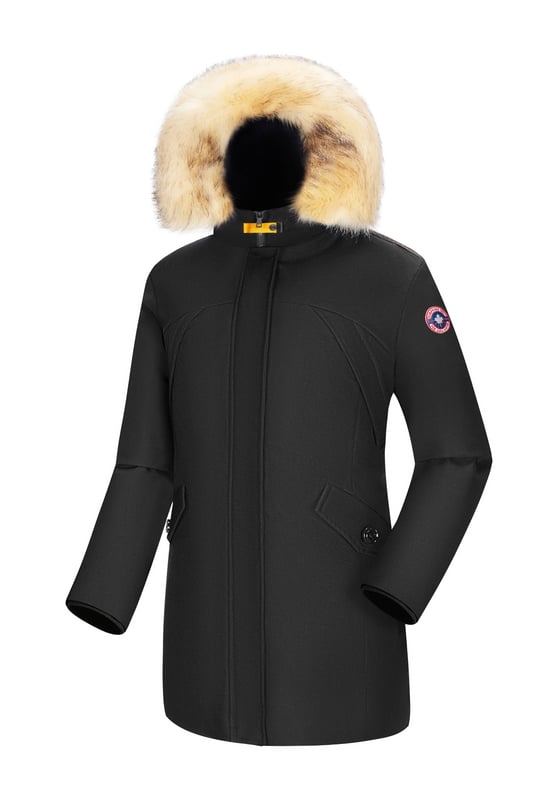 Subprime parka voor dames. De parka is gemaakt van hoogwaardig polyester en heeft een warme binnenvoering. Ideaal voor de koude wintermaanden. De bontkraag is van namaakbont en is afneembaar. De jas is voorzien van een up- en down zipper, makkelijk als je moet zitten op de fiets, brommer of scooter.  Merk: SubprimeModelnaam: Parka ChloeCategorie: winterjas damesMaterialen: polyesterKleur: zwart