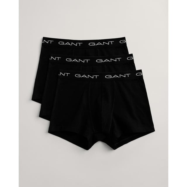 A three-pack of trunks crafted in cotton jersey with a hint of stretch. Cut in a close fit with a short leg length and a regular waist, these trunks come in solid, basic colors and are detailed with repeating GANT logos at the elastic waistband.


Close fit
Short leg length
Regular waist
Jacquard knitted waistband



Material: Cotton 95%, Elastane 5%
900013003

 