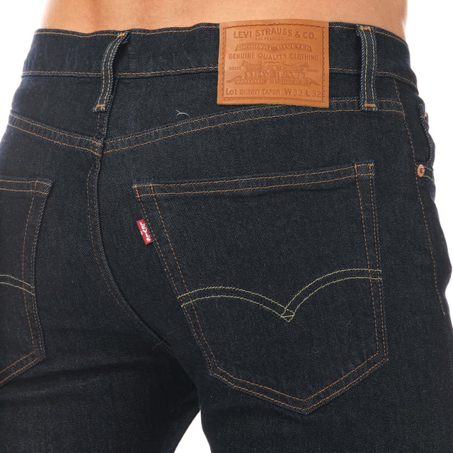 Levis skinny deals tapered jeans