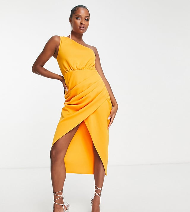 Petite one shoulder dress sales