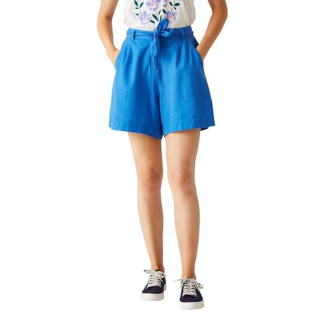 90% Cotton, 10% Linen. Fabric: Coolweave. Design: Plain. Pockets: 2 Side Pockets. Fastening: Waist Tie, Zip Fly. Fabric Technology: Breathable, Lightweight. Belt Loops. Fit: Relaxed Fit. Sustainability: Sustainable Materials.