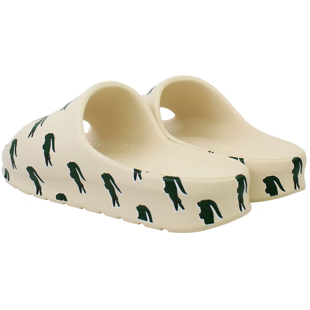 The Lacoste Serve Slide 2.0 223 3 SFA Women's Beige Sliders are a perfect blend of comfort, style, and practicality, making them ideal for casual wear, lounging, or poolside relaxation. With a neutral design and premium materials, these sliders are versatile for any laid-back occasion.
Â 
Key Features:
Ergonomic Footbed: 

Designed for all-day comfort and support, providing a snug and relaxed fit.


Durable Synthetic Strap: 

Features the iconic Lacoste crocodile logo embossed for a stylish, understated look.


Slip-On Design: 

Ensures easy on-and-off wear, ideal for leisure or quick outings.


Textured Rubber Outsole: 

Provides reliable grip and stability on wet and dry surfaces, ensuring safety in various settings.


Lightweight Build: 

Offers maximum comfort without added bulk, making them perfect for extended use.


Water-Resistant Materials: 

Well-suited for poolside or beach environments, withstanding water exposure without compromising durability.


Neutral Beige Colorway: 

A versatile and elegant shade that pairs seamlessly with casual or summer outfits.


Â 
The Lacoste Serve Slide 2.0 223 3 SFA Women's Beige Sliders are a stylish and functional choice for those seeking effortless comfort and modern design. Perfect for relaxing at home, poolside, or on vacation.