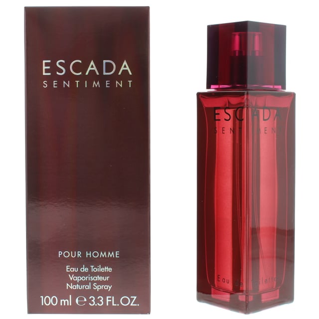 Escada Sentiment Pour Homme is a woody aromatic fragrance for men. Top notes lime and juniper berries. Middle notes nutmeg and pink pepper. Base notes sandalwood vetiver and cedar. Escada Sentiment Pour Homme was launched in 2002.
