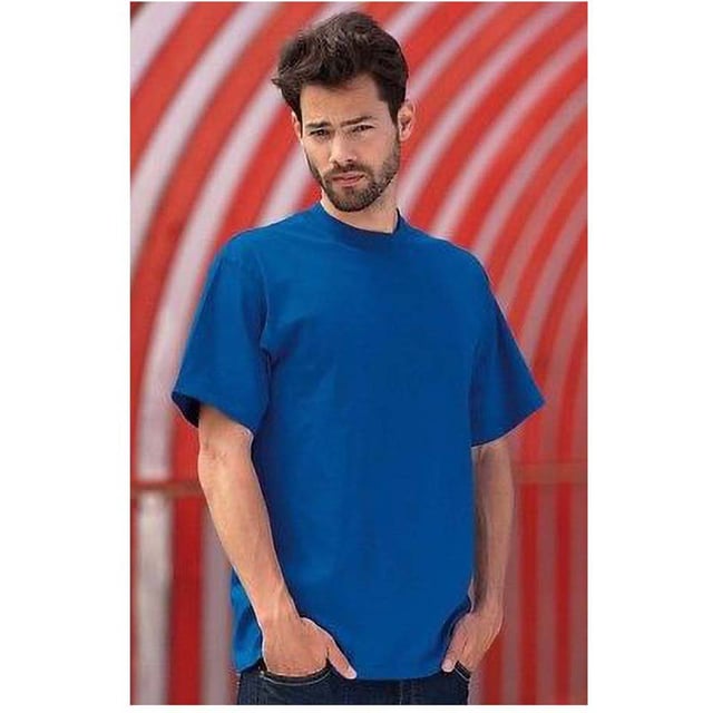 100% combed ringspun cotton, the finest cotton yarn category. Tubular construction. Shoulder-to-shoulder taping. 1x1 rib knit collar. This dense heavyweight fabric is the perfect choice for the best of decoration. Fabric: 100% Combed Ringspun Cotton. Weight: White 210gsm, Colours 215gsm. Chest (to fit) S - 36/38”, M - 38/40”, L - 40/42”, XL - 42/44”, 2XL - 44/46”.