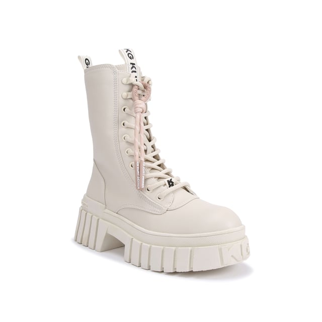 White kurt geiger boots on sale