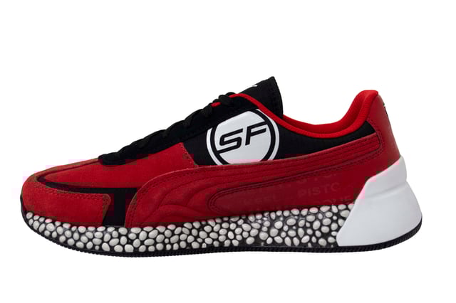 Puma x Scuderia Ferrari Speed Hybrid Low Lace Up Mens Trainers