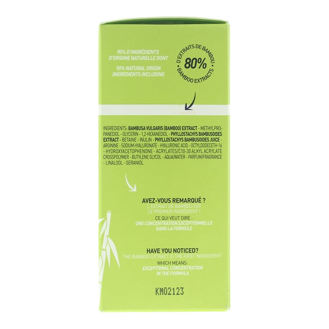 Erborian Bamboo Super Serum is an ultra-moisturising treatment that provides the skin with immediate and long-lasting hydration. Enriched with Hyaluronic Acid for deep moisture and plumpness and infused with extracts of bamboo root, sap, and stem, delivers powerful antioxidants and essential nutrients for a revitalized glow. The added prebiotic complex supports a balanced skin microbiome, enhancing your skin’s natural defences. Lightweight and fast-absorbing, this serum is perfect for all skin types, leaving your skin smooth, nourished, and radiant.