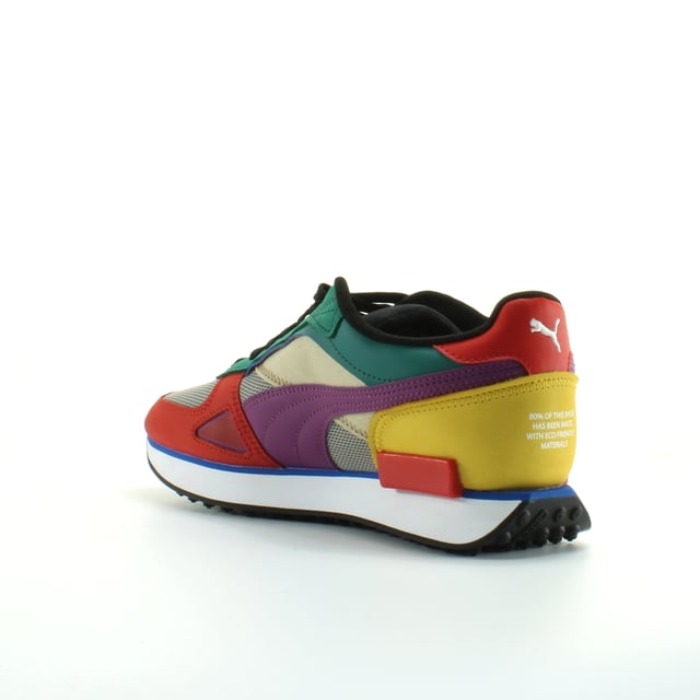 Puma Future Rider HF Los cientos de entrenadores de encaje textiles unisex 373726 01