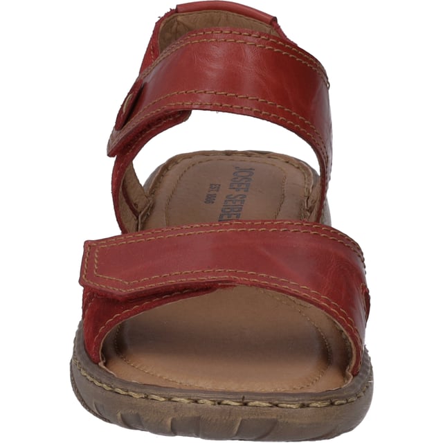 Estos zapatos están fabricados piel de vaca fina, lo que los hace muy duraderas. La práctica cremallera sirve para una sujeción firme en las sandalias. El modelo además está provisto de las típicas costuras a mano de JOSEF SEIBEL. El ancho G es ideal para los pies normales. Con el modelo Debra 58 podrá disfrutar de más libertad en su tiempo libre.
