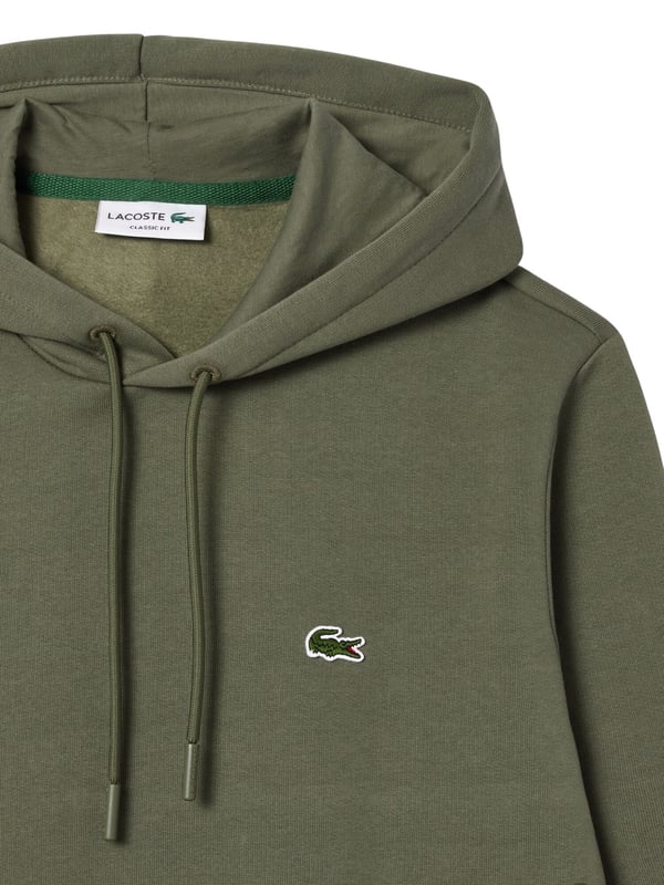 No compromises when it comes to style, comfort and durability. Trendy, warm, lightweight: a must-have for the crocodile wardrobe. Solid-colored hoodie with kangaroo pocket and label detail in a loose fit.