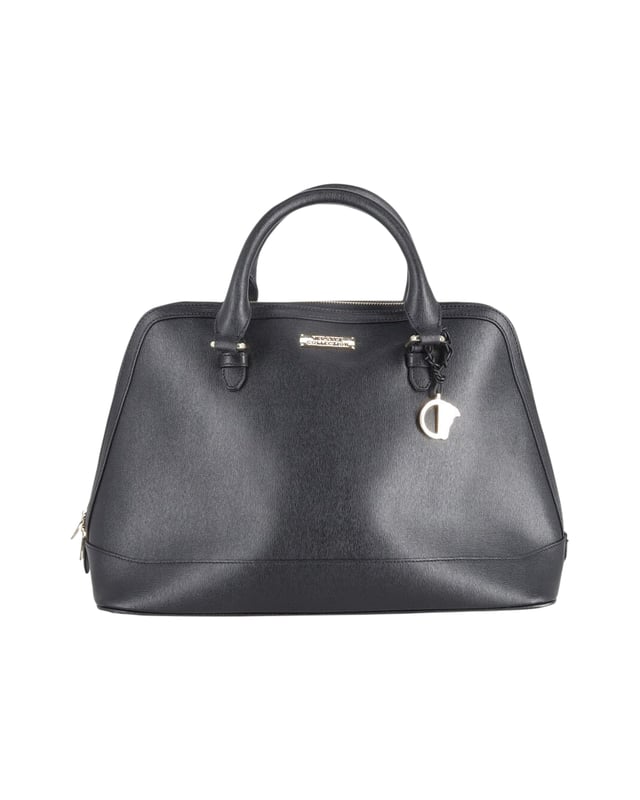 Versace collection pebbled hotsell leather tote bag