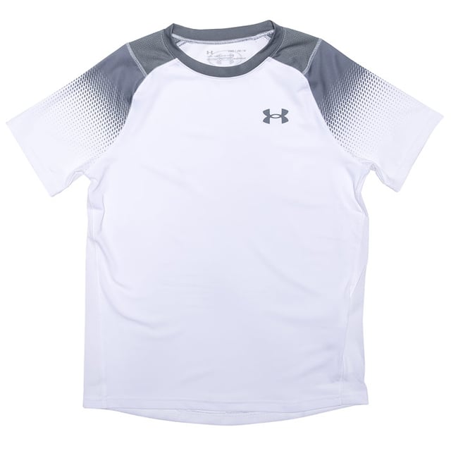 Boy's Under Armour Junior MK1 Dash T-Shirt in White