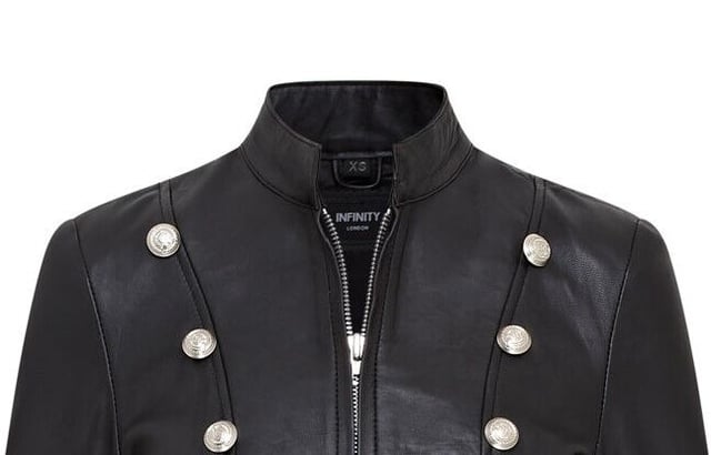 Verona gothic leather jacket new arrivals
