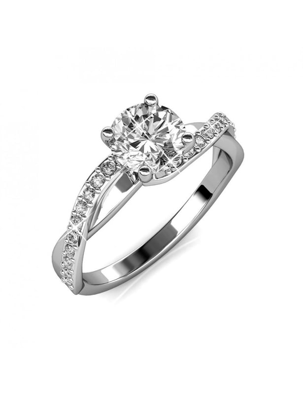 Raffinerad, elegant, vår Eleanor-ring är gjord för dig. Den består av kvalitetskristaller, låt dig förföras av den här ringen och du kommer aldrig att lämna den.
