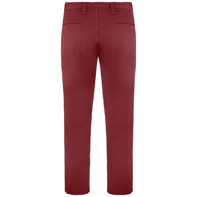 Dockers Slim Tapered Leg Men's Brown Chino Trousers are a stylish and versatile addition to your wardrobe, known for their modern fit and classic chino design. Here are the key features and details commonly associated with this type of chino trousers:

 Slim Tapered Fit:  These trousers offer a modern slim tapered fit, which means they are narrower through the thigh and gradually taper down to a slimmer leg opening. This fit provides a contemporary and tailored appearance.

 Quality Material:  Dockers is known for using high-quality materials in their clothing. These chino trousers are typically made from a comfortable and durable blend of cotton and elastane (or spandex), offering flexibility and ease of movement.

 Brown Color:  The trousers come in a versatile and earthy brown color, making them suitable for a wide range of dress codes and occasions. Brown is a versatile and neutral color that pairs well with various tops and footwear.

 Button Fly:  These trousers often feature a button fly for secure closure and a classic look.

 Classic Four-Pocket Design:  The chino trousers feature the classic four-pocket design, including two front slant pockets and two back welt pockets. This design is both functional and stylish.

 Flexible Waistband:  Some Dockers chino trousers include a flexible waistband that provides extra comfort and allows for a better fit.

 Versatile Styling:  The slim tapered fit and brown color make these trousers versatile for various occasions. They can be dressed up with a dress shirt and blazer for a smart-casual look or worn casually with a t-shirt or sweater for everyday wear.

 Dockers Branding:  You can typically find Dockers branding elements, such as the Dockers logo tag or label, integrated into the trousers' design, reflecting the brand's commitment to quality and style.
