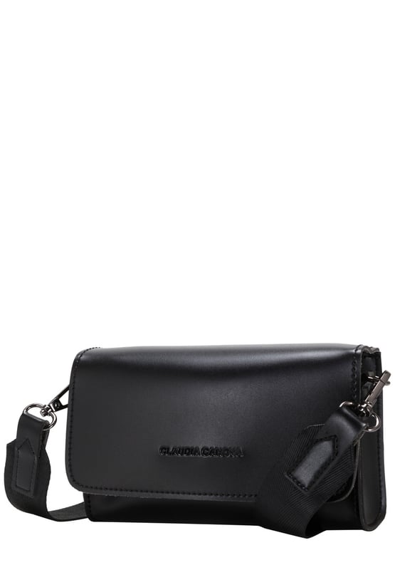 Sac Bandoulière En Cuir Fredsbruder - Modèle Handian Flapover Noir - Neuf Avec étiquettes, 100% Cuir
