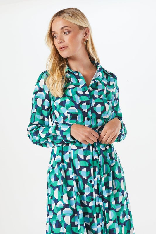 Petite Clothing Principles Clothing Brand Petite Geo Printed Shirt