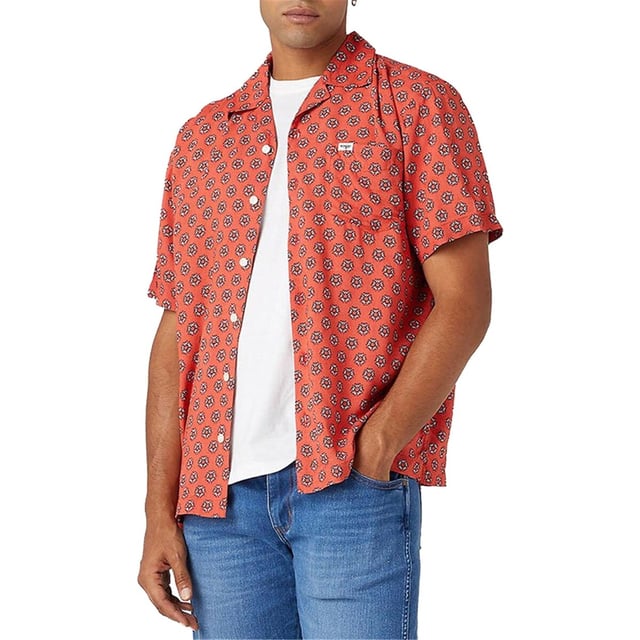 GB - Wrangler - RESORT-SHIRT PAPRIKA